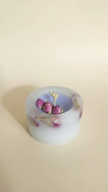 شمع گل محمدی خشک